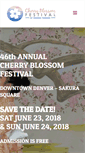 Mobile Screenshot of cherryblossomdenver.org